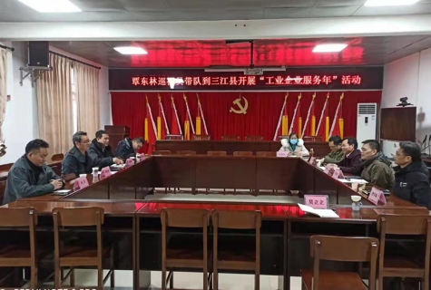 市领导赴三江县开展“<em>工</em>业企业服务年”活动